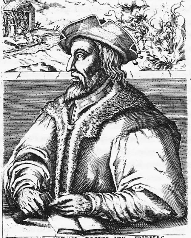 Retrato de Balthasar Hubmaier