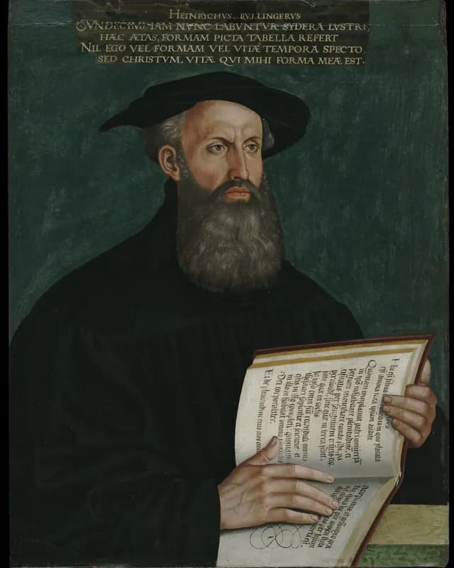 Retrato de Heinrich Bullinger