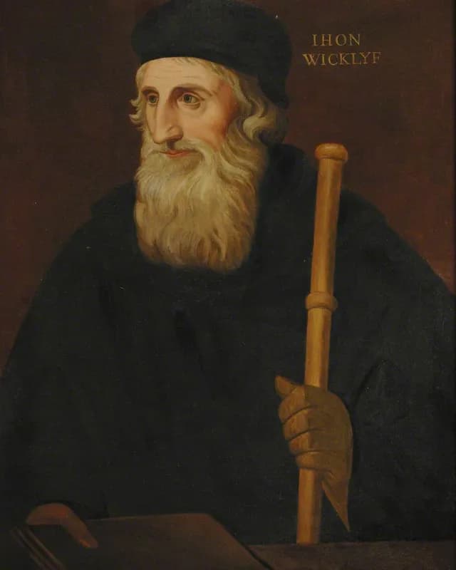 Retrato de John Wyclif