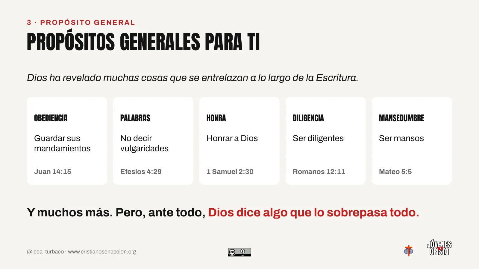 Un Dios que habla sin filtros, tema 4: ¿Cómo cumplir el llamado?, diapositiva 17 de 23