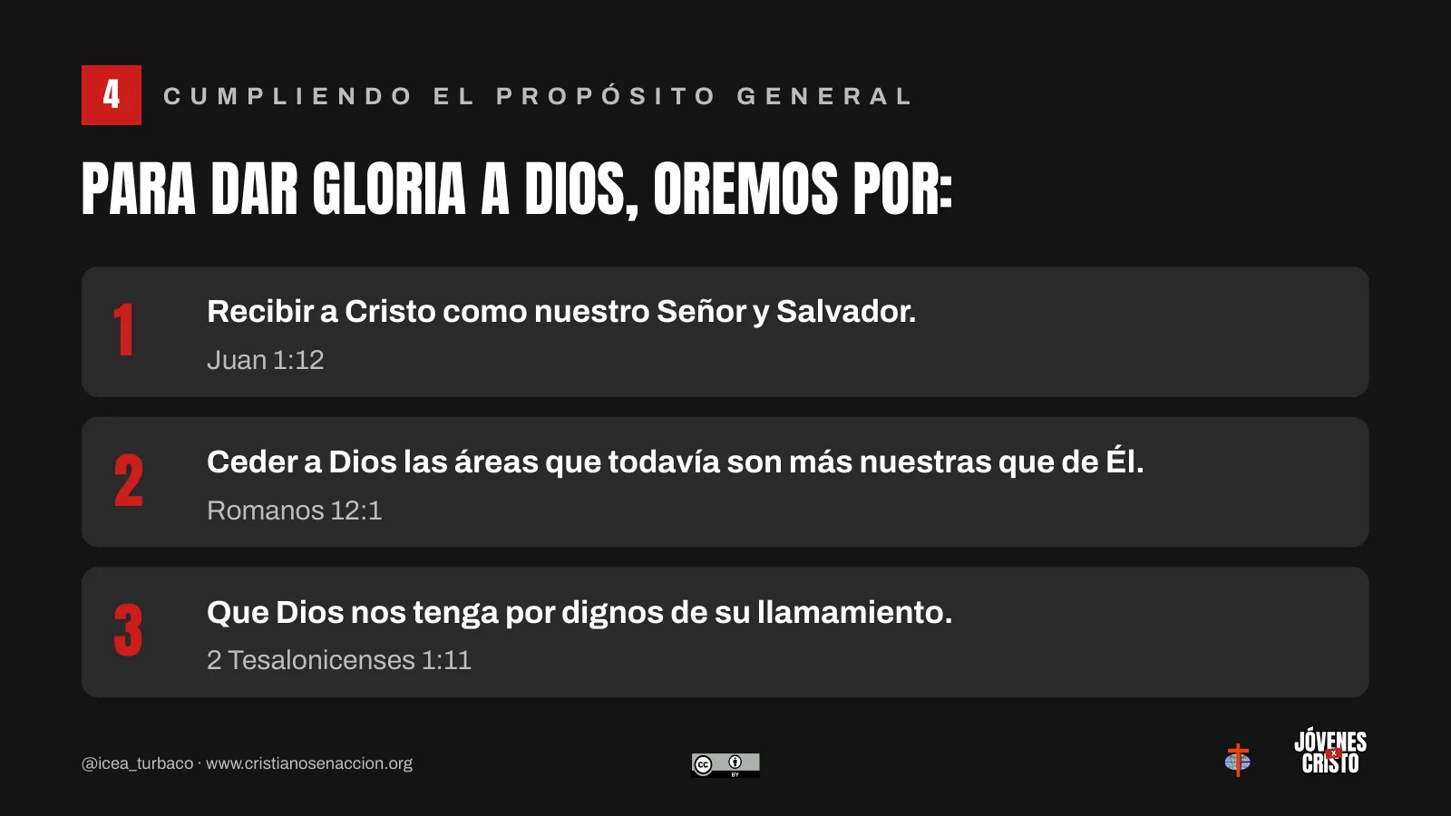 Un Dios que habla sin filtros, tema 4: ¿Cómo cumplir el llamado?, diapositiva 20 de 23